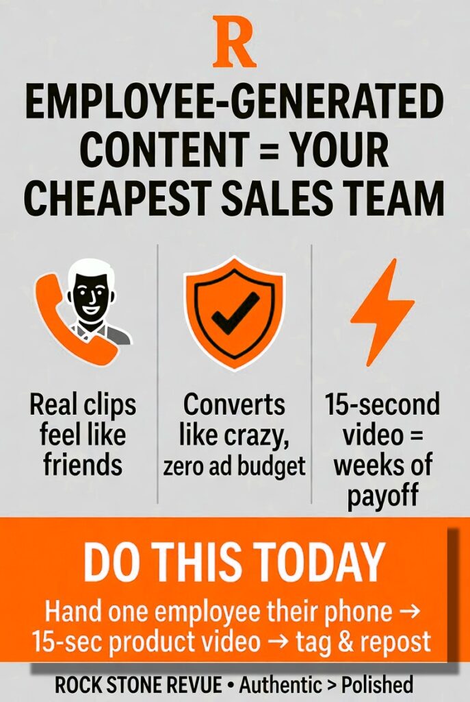 Social commerce employee content playbook